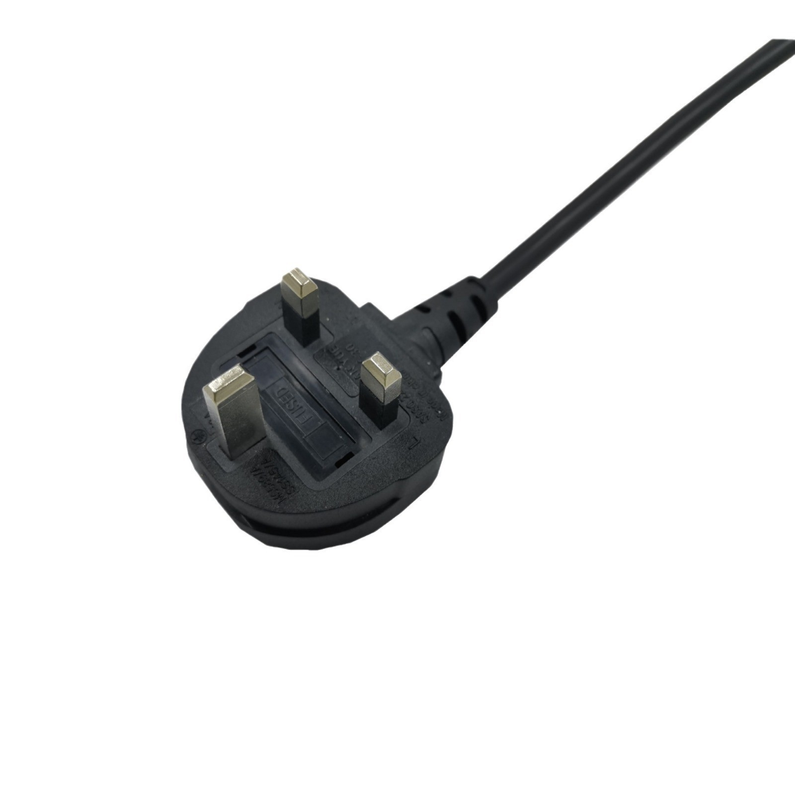 厂家供应英国新加波马来西亚沙特香港BS1363插头电源线工业插头线