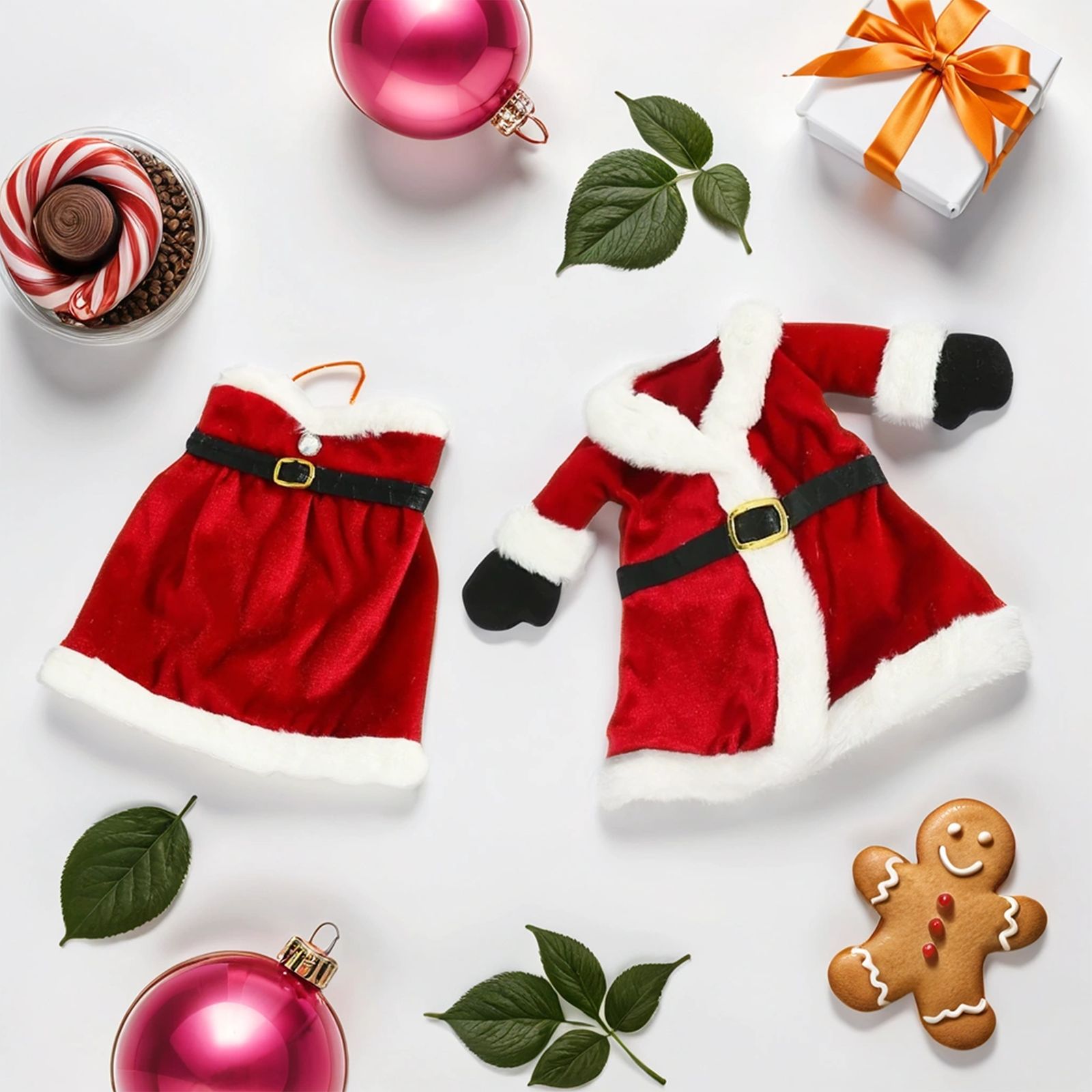 Nuevos productos transfronterizos de botellas de vino navideñas decorativas ambientes festivos de decoración de botellas de vino vestidos decorativas de mesa de comedor creativas