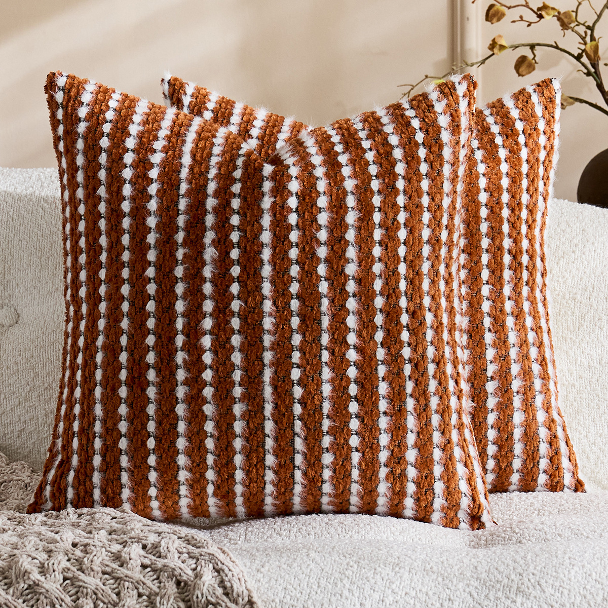 Nuevo cross-border Schneier funda de almohada de lana almohada de cama cama funda de almohada sofá sala de estar funda de almohada al por mayor