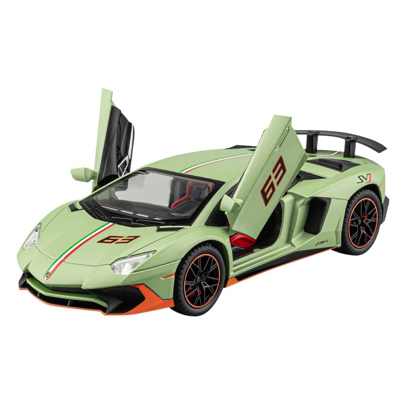 Modelo de Auto Deportivo de Aleación JiaYe LanTu LP780 1:22, Artículo Decorativo Moderno y a la Moda de la Zona de Superproducción de Chenghai