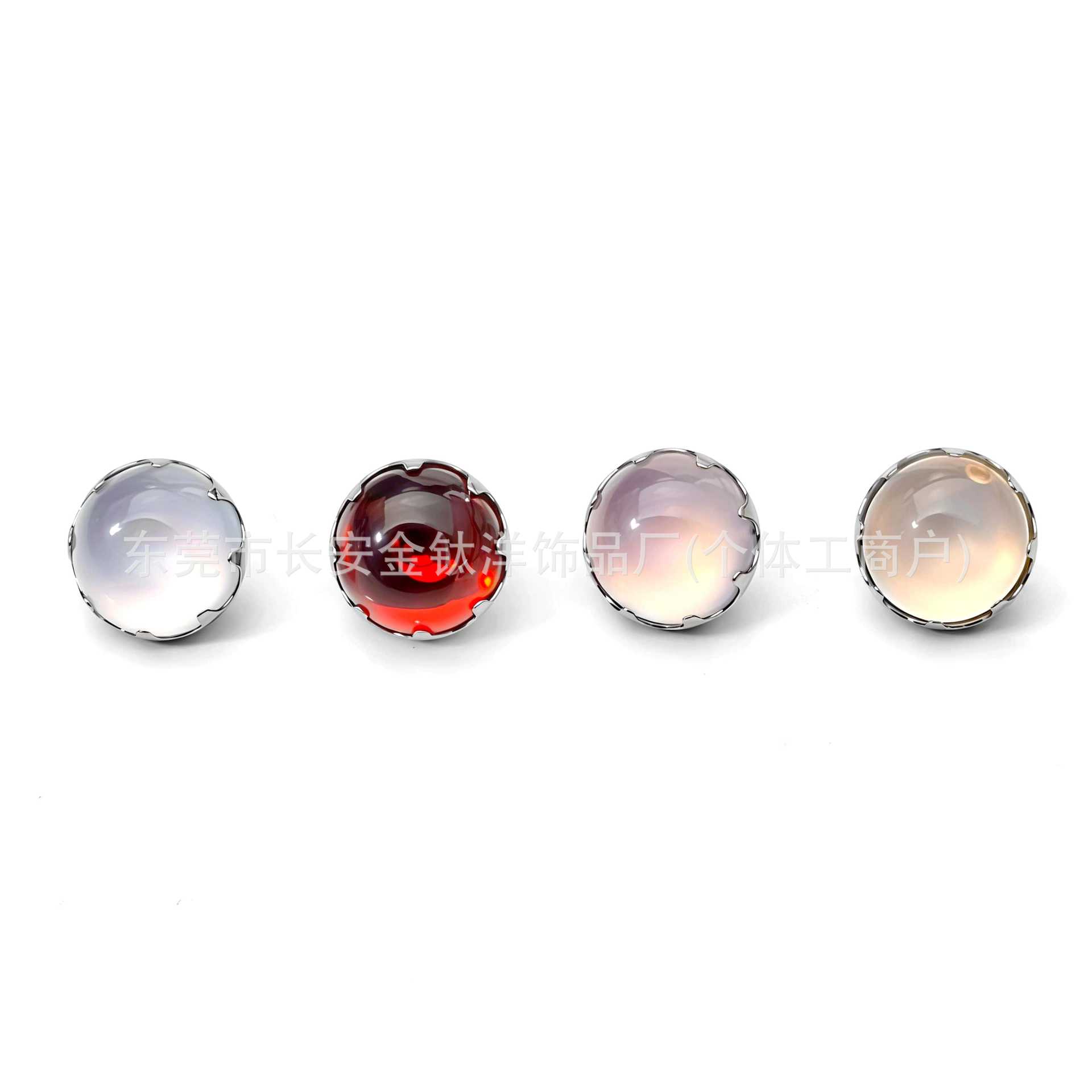 Pointed titanium steel lip stud product view