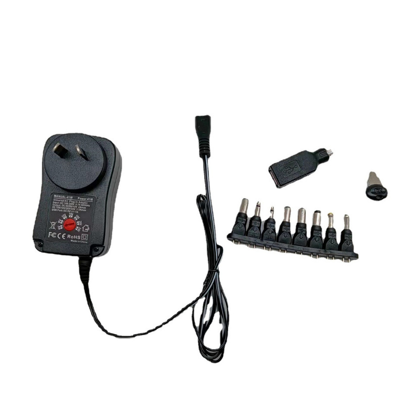 Australian 41W power adapter 100-240V AC to DC charger suitable for 5v1a power adapter 9 heads Australian 41W power adapter 100-240V AC to DC charger suitable for 5v1a power adapter 9 heads