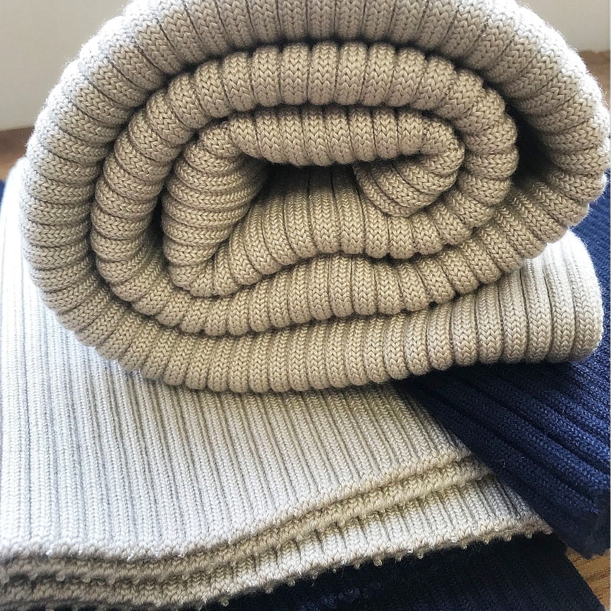 供应50%羊毛混纺罗纹袖口毛线螺纹袖口3*2螺纹袖口毛线罗纹