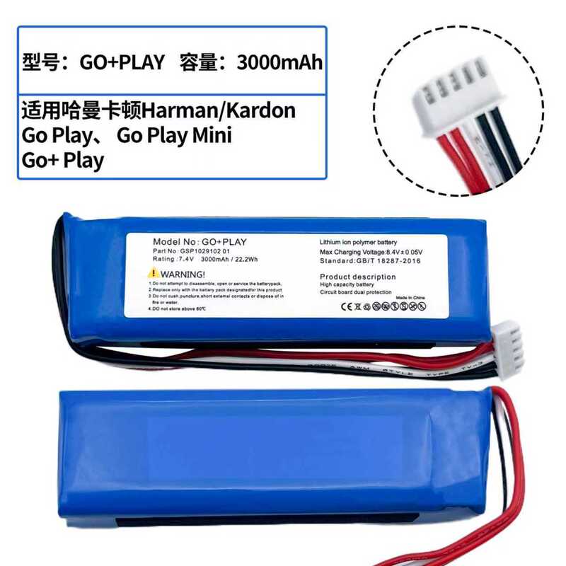 Harman Kardon Go+Play Bluetooth Speaker Battery Model: Go+Play (Gsp102910201)