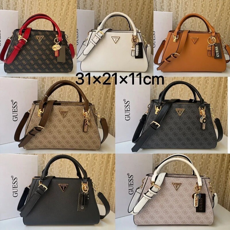 New foreign trade GUESS printed solid-color tote bag, women's handbag, large capacity, stylish, and lightweight, perfect for everyday use New foreign trade GUESS printed solid-color tote bag, women's handbag, large capacity, stylish, and lightweight, perfect for everyday use