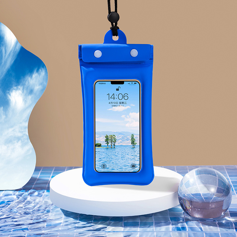 ダイビングハイキング乗馬ラフティングインフレータブル携帯電話防水バッグ pvc 防水透明エアバッグ携帯電話防水保護バッグ|undefined