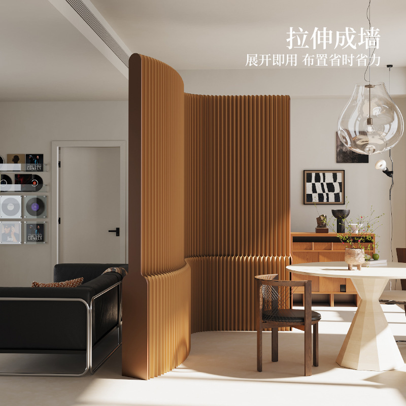 Kraft Paper Screen Partition Folding Mobile Wall Waterproof and Moisture-Proof Paper Wall Restaurant Room Office Entrance Partition Kraft Paper Screen Partition Folding Mobile Wall Waterproof and Moisture-Proof Paper Wall Restaurant Room Office Entrance Partition