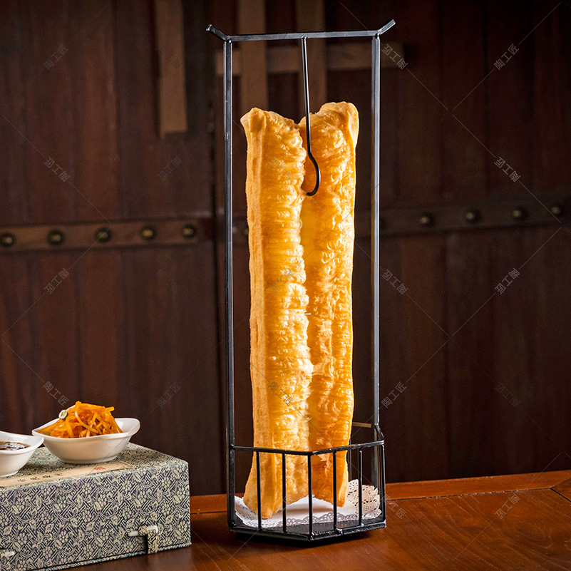 網紅大創意餐廳餐具掛肉飯店擺盤火鍋鴨腸架專用盤子特色油條架子