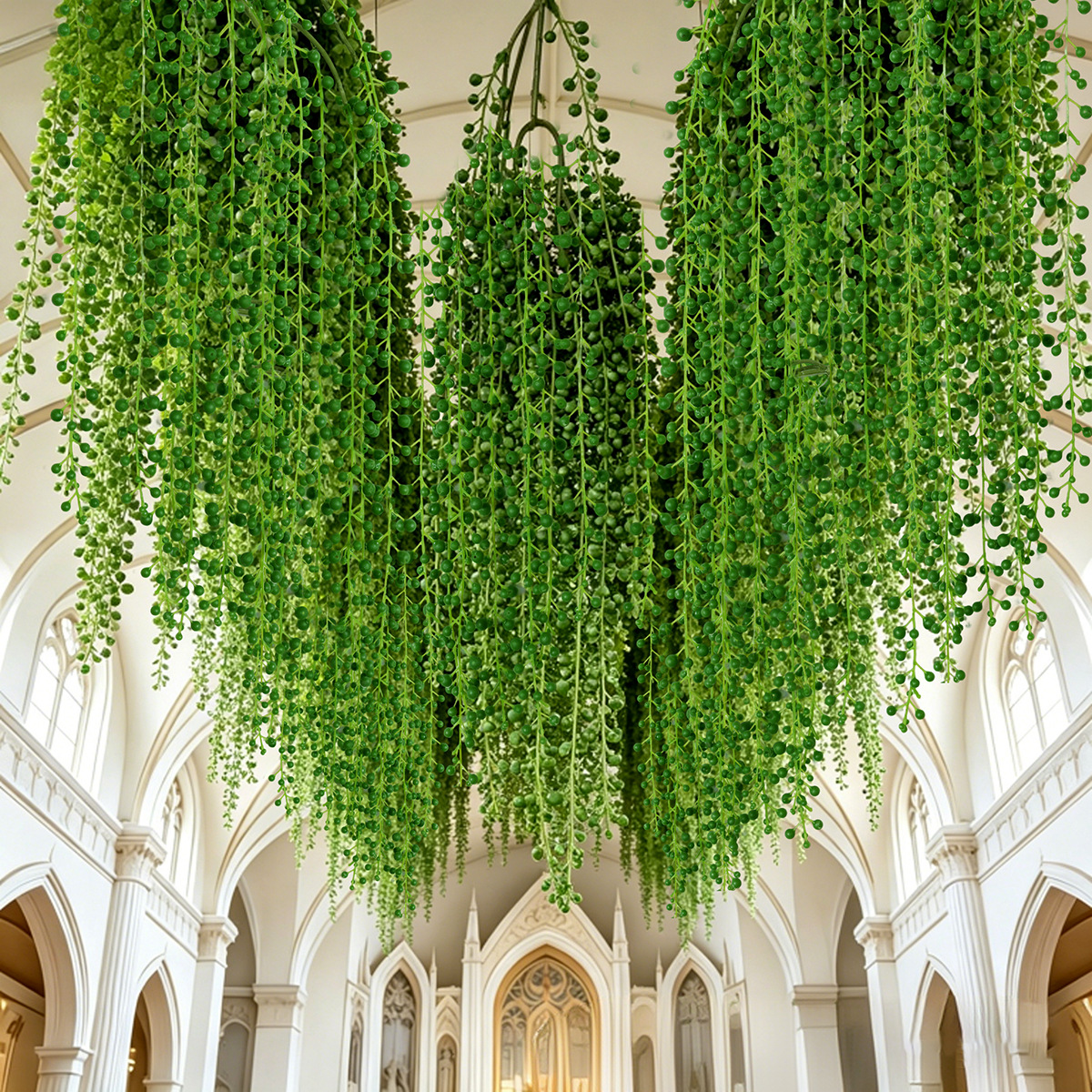 Simulación de sauce plantas nórdicas colgantes sauce agua bambú techo decoración interior árboles falsos plantas de simulación cortina de sueño