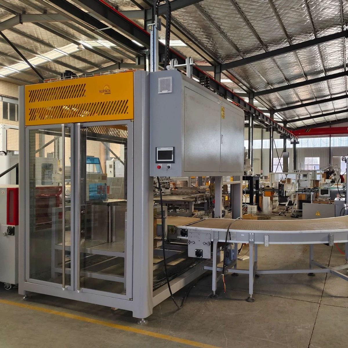 Сервоприводная машина для упаковки в коробки, машина для упаковки бутылок, машина для упаковки банок, машина для наполнения коробок, машина для упаковки в картон YUPACK