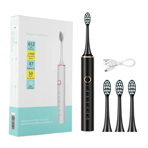 New Electric Toothbrush Couple Electric Toothbrush 6-Speed Smart Toothbrush X-18 Electric Toothbrush Cross-border E-commerce Bestseller