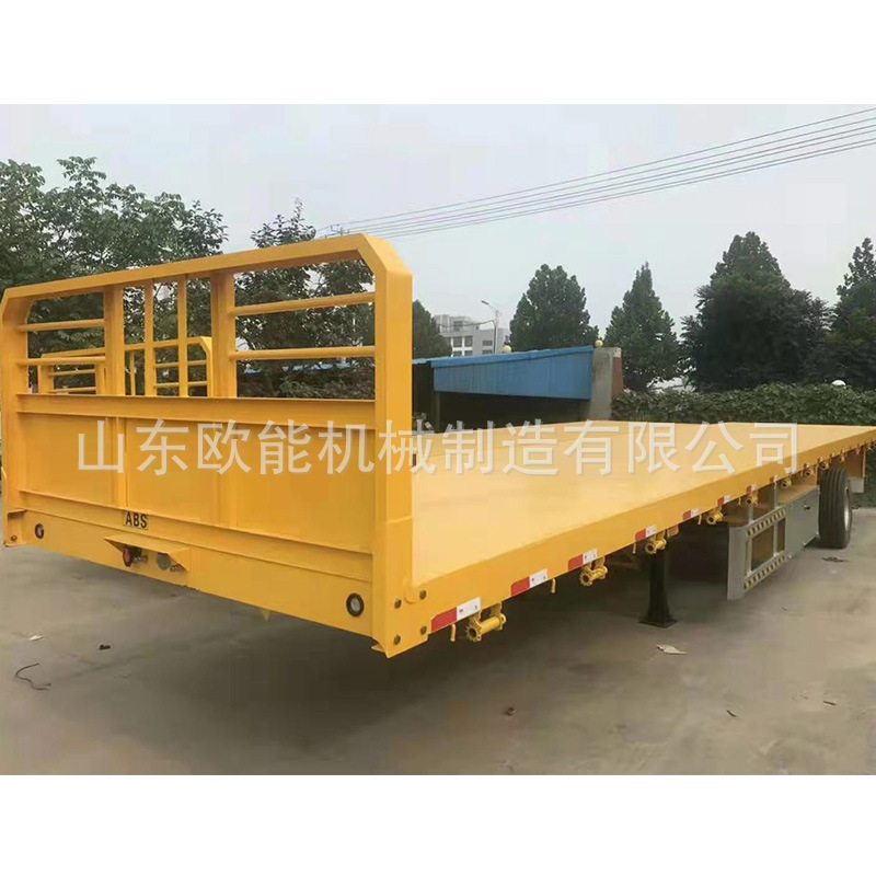 厂区板车牵引挂车平板车重型拖车拖车转运装载机械欧能按需0010装