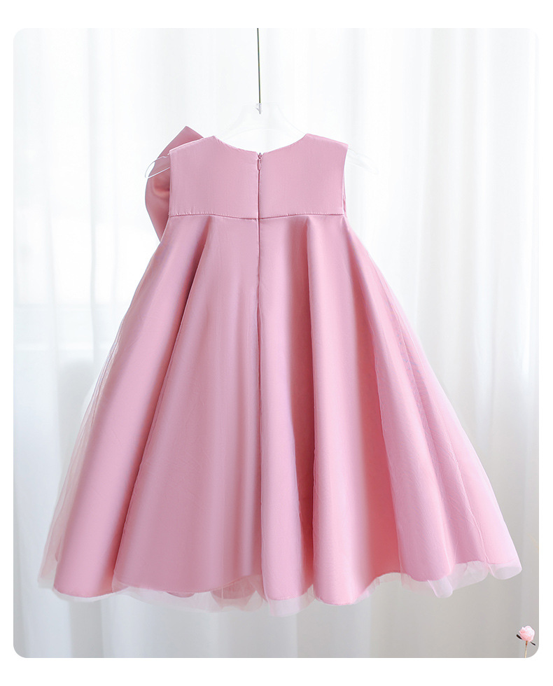 416g Weight Children's Dress Children's Clothing Type Above Knee Dress Length Type Sleeveless Sleeve Length Party Dress Dresses Type Polyester Fabric Type High Waist Waist Line Toddler(3-6Years) Age Group Family Gathering, Party Occasion Round Neck Neckline Loose Fit Type Bow Knot Pattern Summer Season Girl'S Gender Elegant, Princess, Cute Style Elegant Princess Cute Bow Knot Polyester Girls Dresses 7