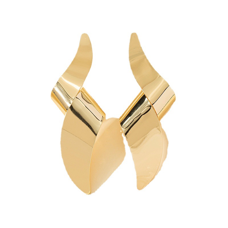 Europa y América transfronteriza moda espiral de gran tamaño exagerada textura suave desgaste temperamento Internet celebridad mismo estilo Qingdao venta al por mayor