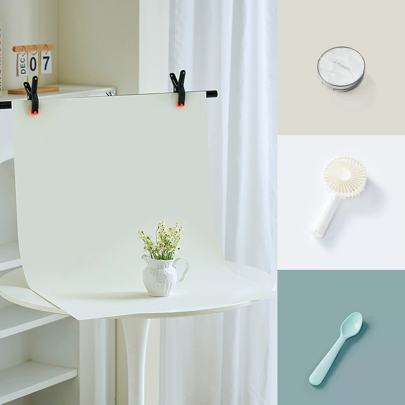 Большая фотобумага из ПВХ, белая матовая, для фотосъемки, неотражающая, чисто монохромная