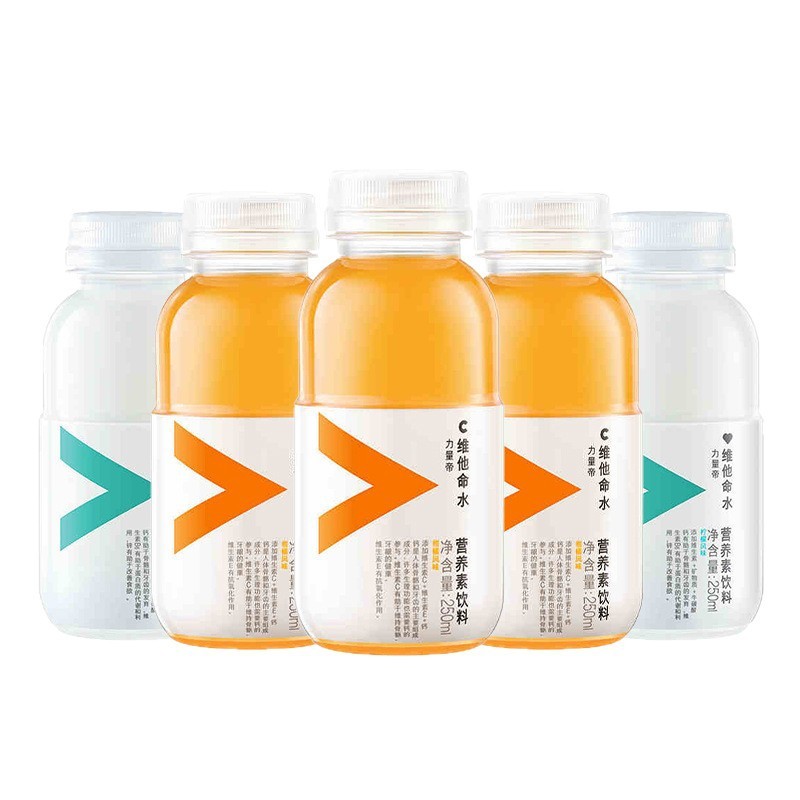 农夫山泉力量帝维他命水250ml*12瓶迷你柠檬柑橘风味维生素c饮料|undefined