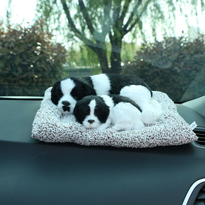 Car ornaments | dog car accessories animal car - large-size-border-animal-husbandry-mother-and-son