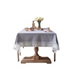 French Aesthetic Meteor Rain Border Pure Table cloth cloth coffee table dressing table cover cloth dormitory tablecloth photo background cloth