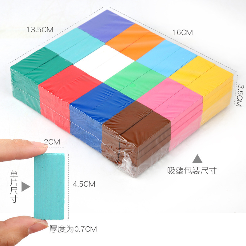 Weiwei Tiger Domino Kids Puzzle Block Gift Adult Boy Kindergarten Alumnos Elements Juguetes de madera