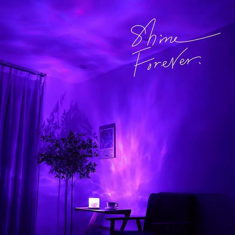 Square Ambient Night Light, Bedside Table Lamp, Multiple Color Modes & Rechargeable Options