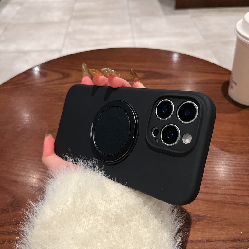 液态肤磁吸旋转支架适用iPhone16PROMAX手机壳苹果15马卡龙精孔14|undefined