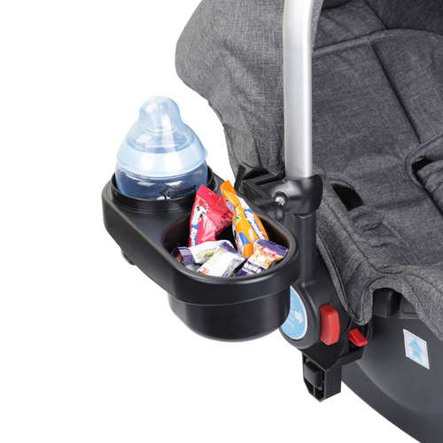 亚马逊婴儿车杯架 推车奶瓶水杯零食盒置物架 宝宝安全座椅双杯架