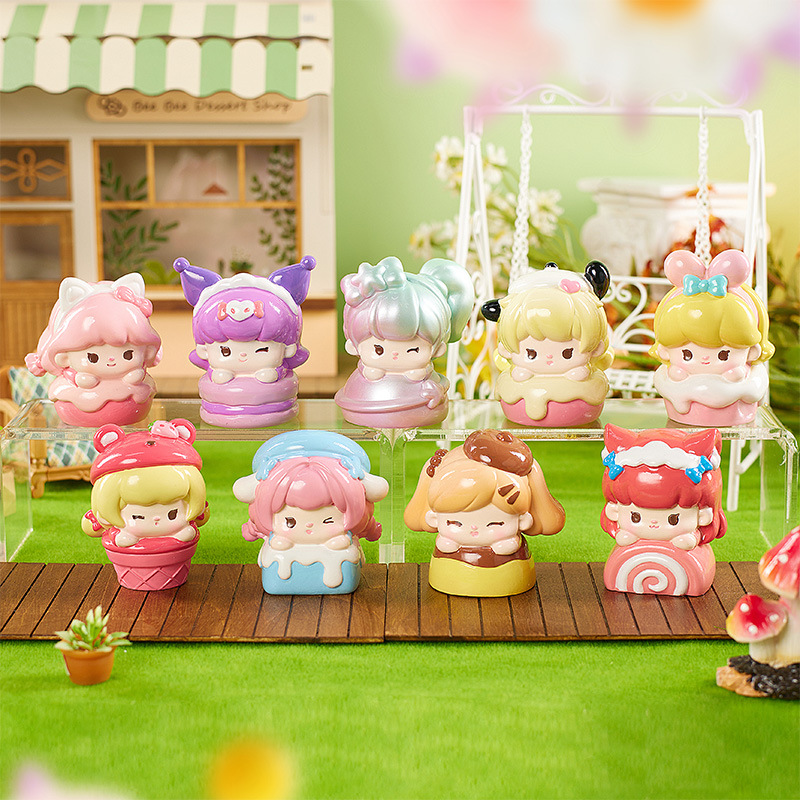 Las celebridades de Internet tienen el mismo estilo, súper dulce y lindo loppy, juego de moda, caja ciega, periféricos de mano, regalos de cumpleaños para amigos