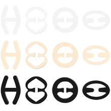 12pcs跨境套装内衣防滑扣4款隐形内衣防滑扣交叉肩带扣bra隐形扣