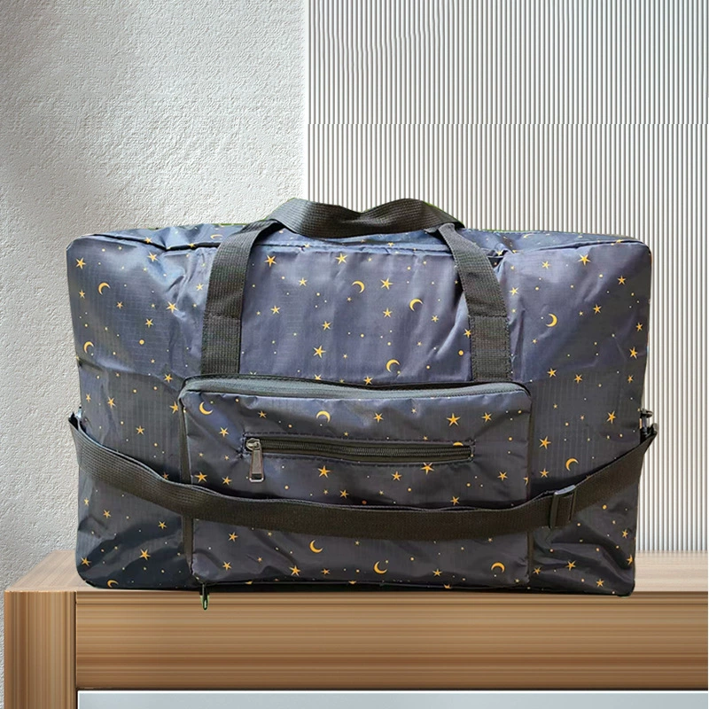 Foldable handheld travel bag, purse, capacious luggage sports bag, storage bag, suitcase, equipment bag