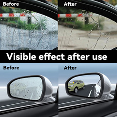 Rayhong Car Windshield Water Repellent, Rearview Mirror Cleaning Anti-Fogging Defogging Water Repellent Rainproof Agent