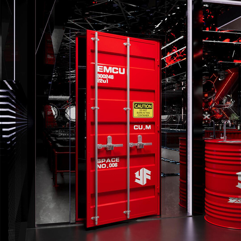 铁门集装箱门复古工业风门创意酒吧餐厅洗手间厕所门卫生间门