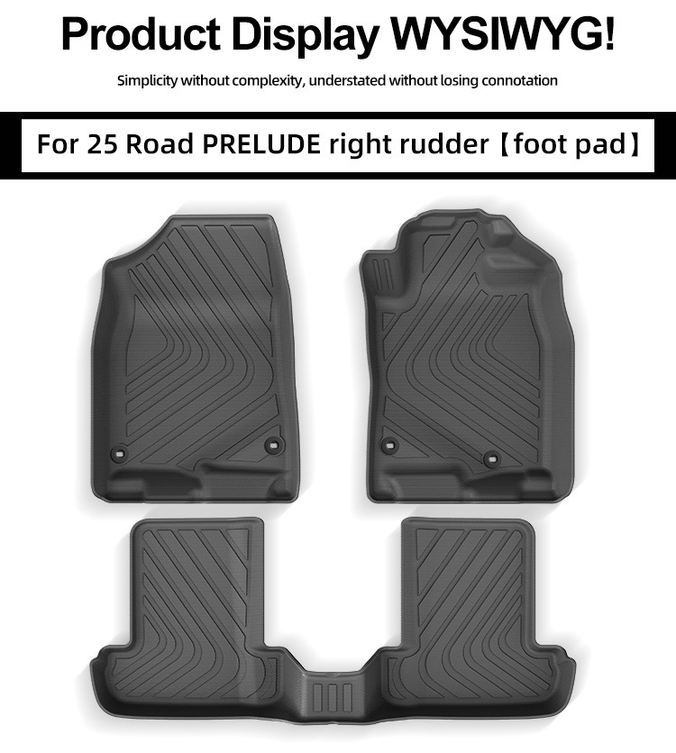 Suitable for 25 Models of Honda Prelude Road Cars, Special Tpe Car Mats, Trunk Mats, Cross-Border