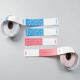 一次性手环;商标纸标签纸;收纳盒