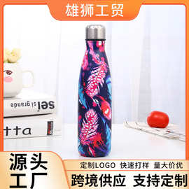运动便携可乐瓶时尚户外休闲保温杯品质不锈钢定制水杯产地货源