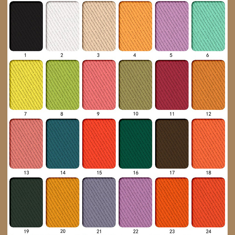 Alta calidad 280gsm 7s * 7s peinado twill lavado tejido chaqueta de tela de algodón grueso