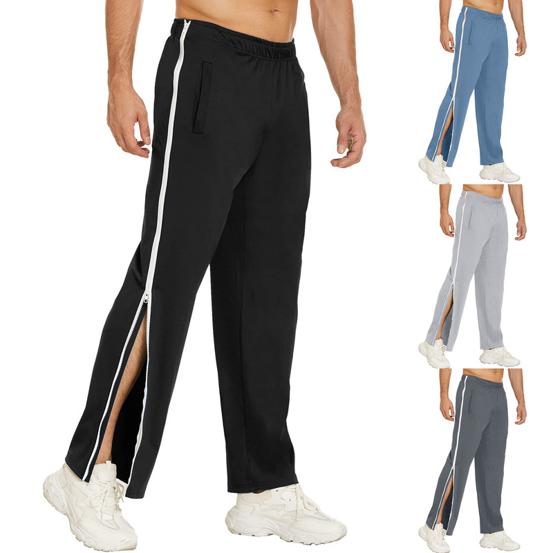 Men's Fashion Brand Sports Zipper Pants Loose Sweatpants Training Seconds Basketball Pants Men's Fashion Brand Sports Zipper Pants Loose Sweatpants Training Seconds Basketball Pants