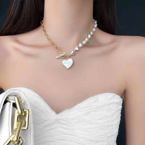 brand necklace from pearl