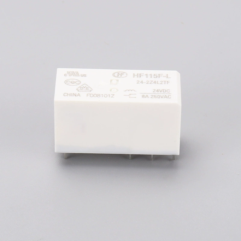 HF115F-L 24-2Z4L2TE маленький мощный релеHongfa реле двойной катушки магнитное запирающееся