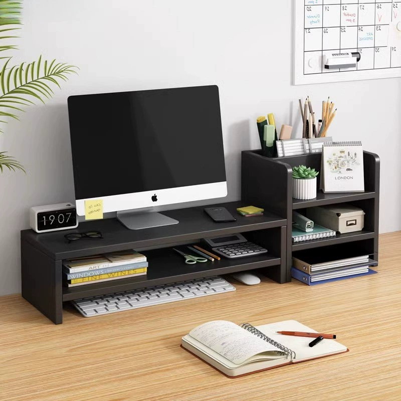 Настольный компьютер, подставка для монитора, полка для дисплея, увеличивающая высоту экрана, офисная настольная стойка для хранения