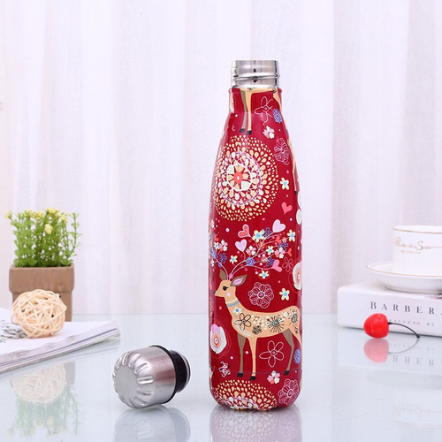Cross-border exclusive 304 stainless steel insulated cup large capacity mountain climbing car water bottle bowling ball cola bottle