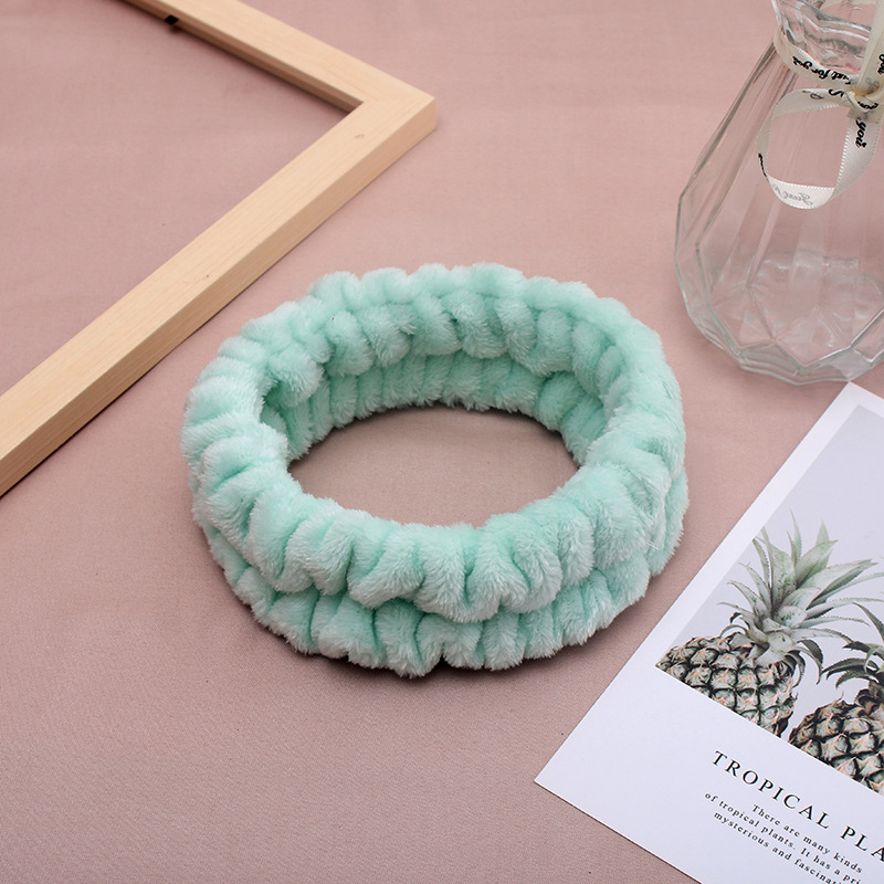 Shiyuan hecho a mano DIY cara lavado banda de pelo Internet celebridad diadema casera simple máscara antideslizante pelo vinculante banda de pelo al por mayor