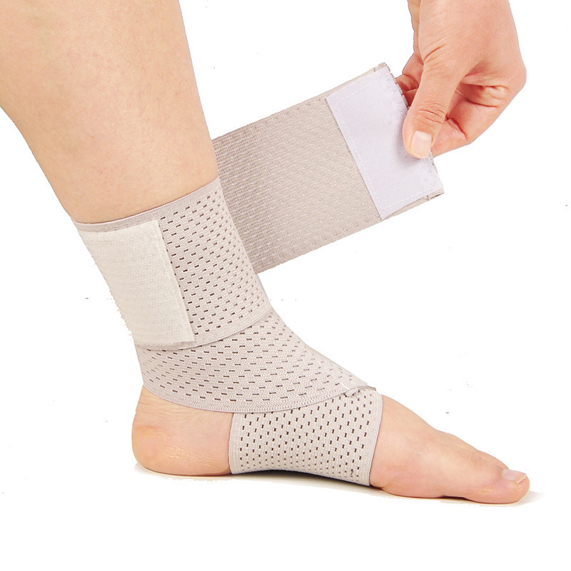Ankle Winding Bandage Basketball Football Running Sports Sprain Protection Ankle Protection Multi-purpose Strap Elastic Gray