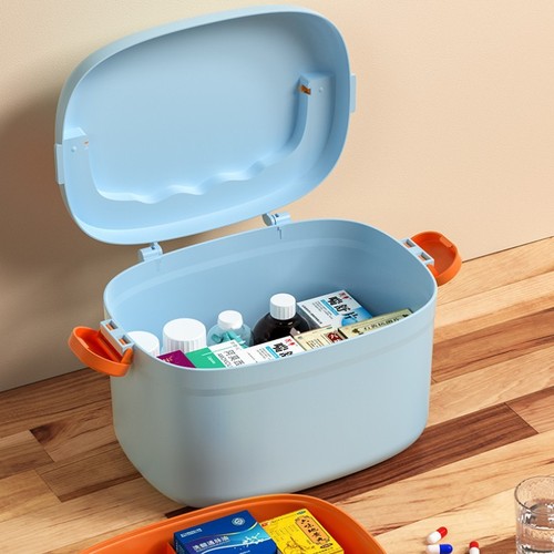 First Aid Kit Home Large Capacity Family Pack Small Emergency Box Complete Medication Storage Box Large Emergency Outpatient Box