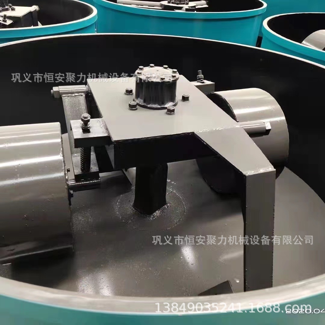 定做加厚型轮碾式混合机 石英砂卧式轮碾机 煤炭粉混合轮碾机