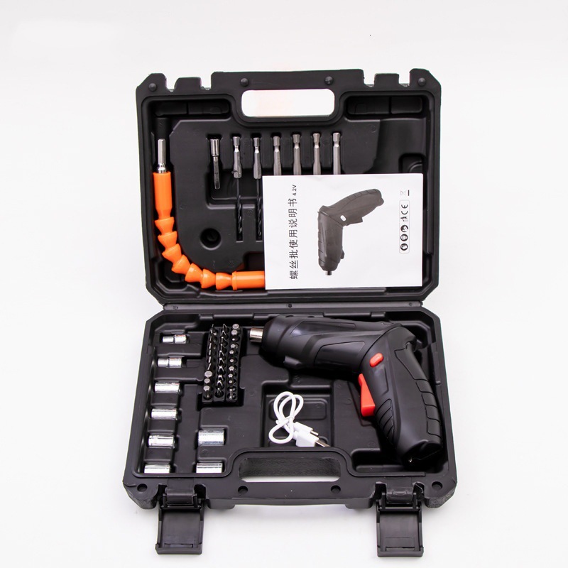 Wiederaufladbarer Mini-Elektroschraubendreher, multifunktional