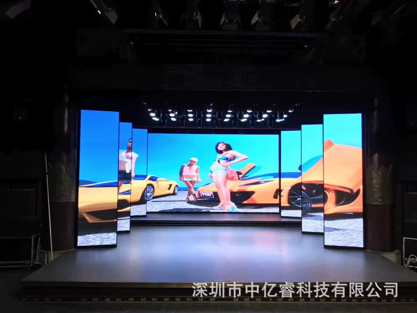Заводской LED-дисплей Zhongyi Rui, прямые продажи, внутренний/для небольших помещений, уличный полноцветный, для бизнес-центра/школы, большой экран