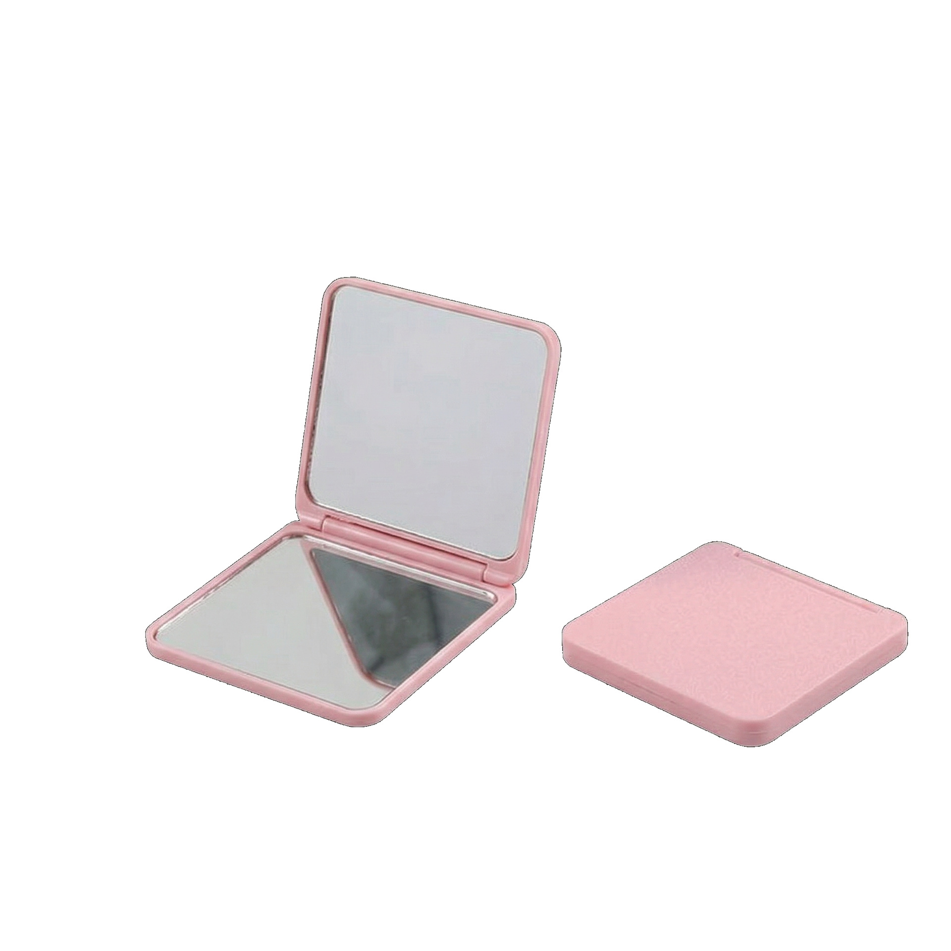 Espejo pequeño de rosa, espejo de maquillaje de doble cara para niñas, espejo plegable portátil, mini espejo de aumento abatible, espejo cuadrado image 27
