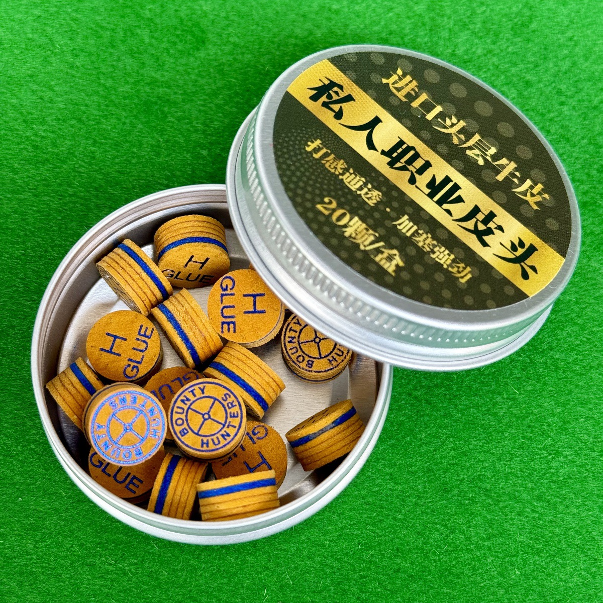 Bulk Bounty Hunter H is hard-12mm, 20 pieces in a box