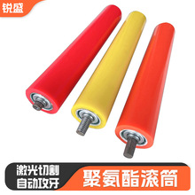 聚氨酯胶辊 无动力滚轮橡胶耐磨包胶轮PVC胶辊滚筒 包胶滚筒批发