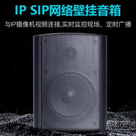 网络SIP音箱 喇叭 网络公共广播系统POE教室壁挂有源